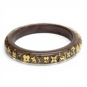 LOUIS VUITTON Brown Monogram Bracelet